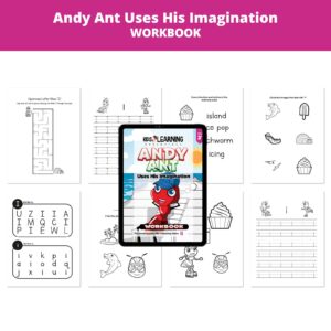 Andy Ant Uses His Imagination: Letter Ii Worksheets