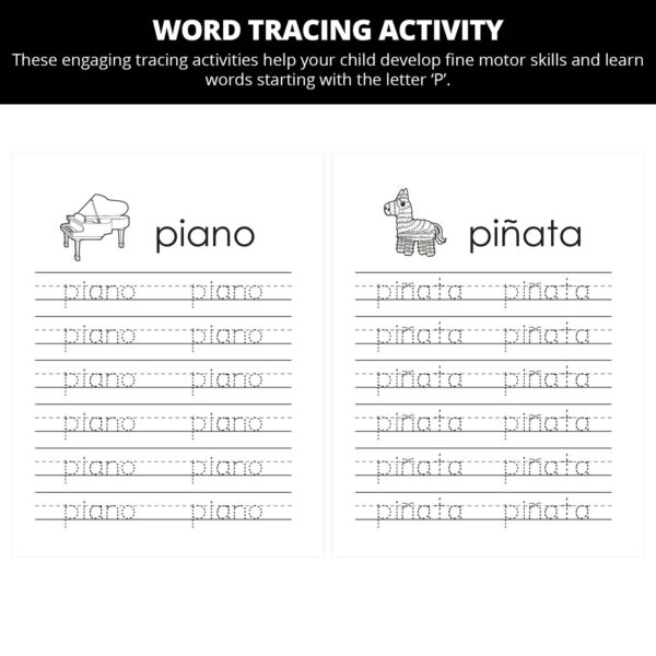 Andy Ant Goes To A Party: Letter Pp Worksheets - Image 2