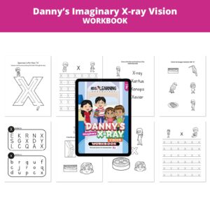 Danny’s Imaginary X-ray Vision: Letter Xx Worksheets