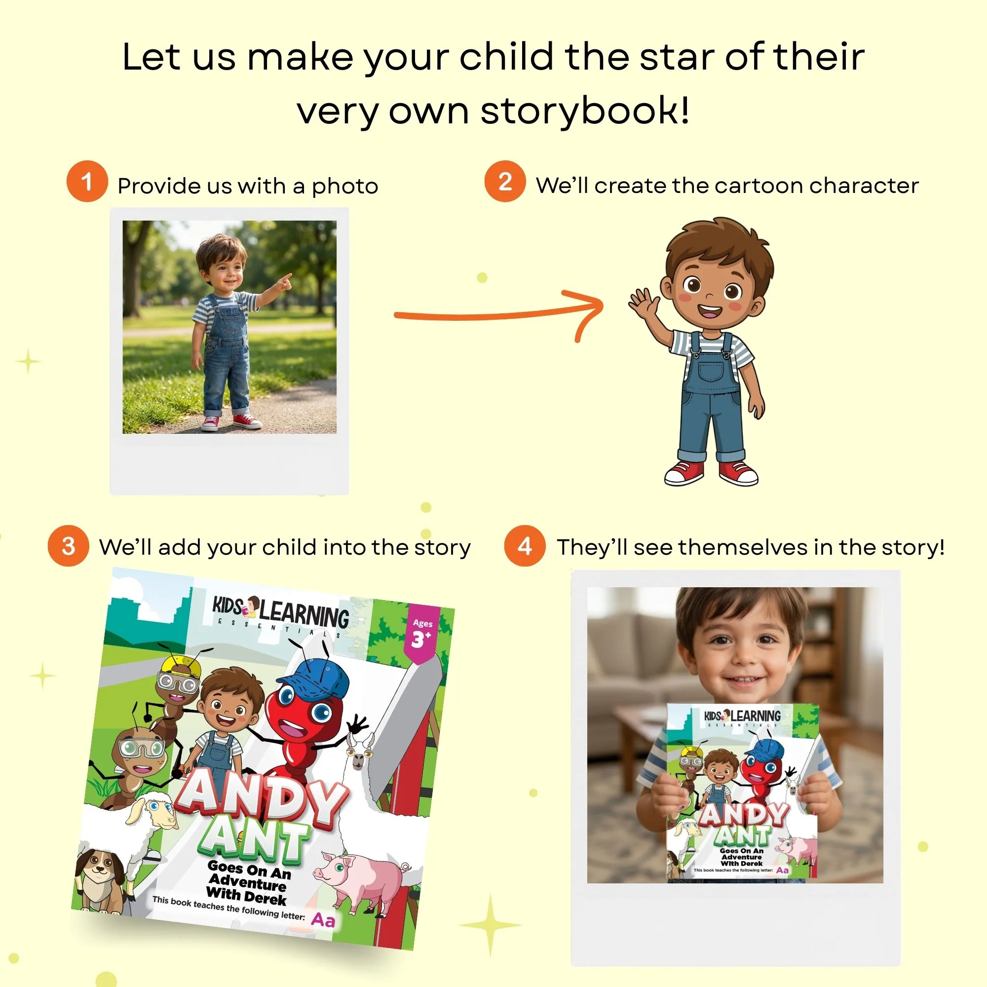 Personalized Letter A Story Book - Image 2